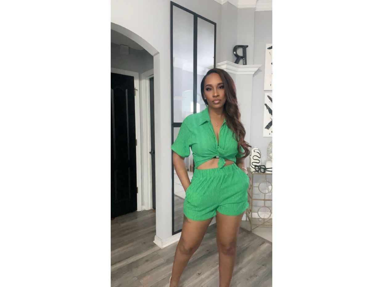 French quarter Set Green
