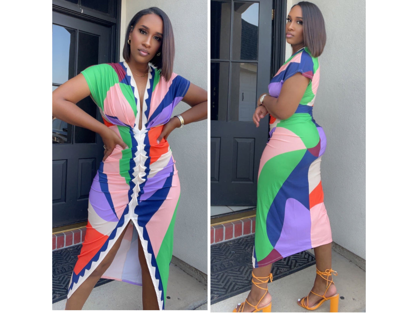 Pretty Mixed Dress