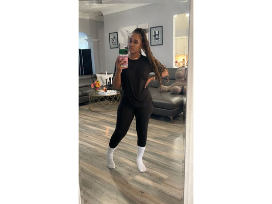 CUTE AND BASIC SET  (BLACK)