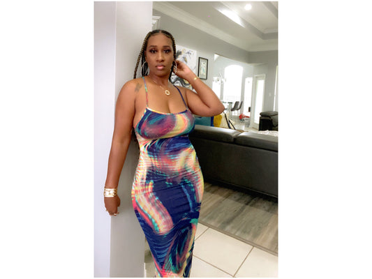 Galaxy Midi Dress