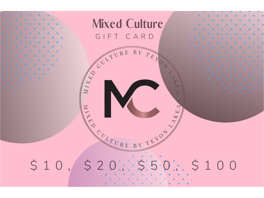 Mixed Culture gift card